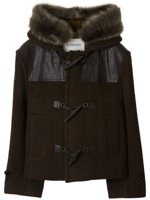 BURBERRY Wool Duffle Jacket for Men - Fall Winter 2024