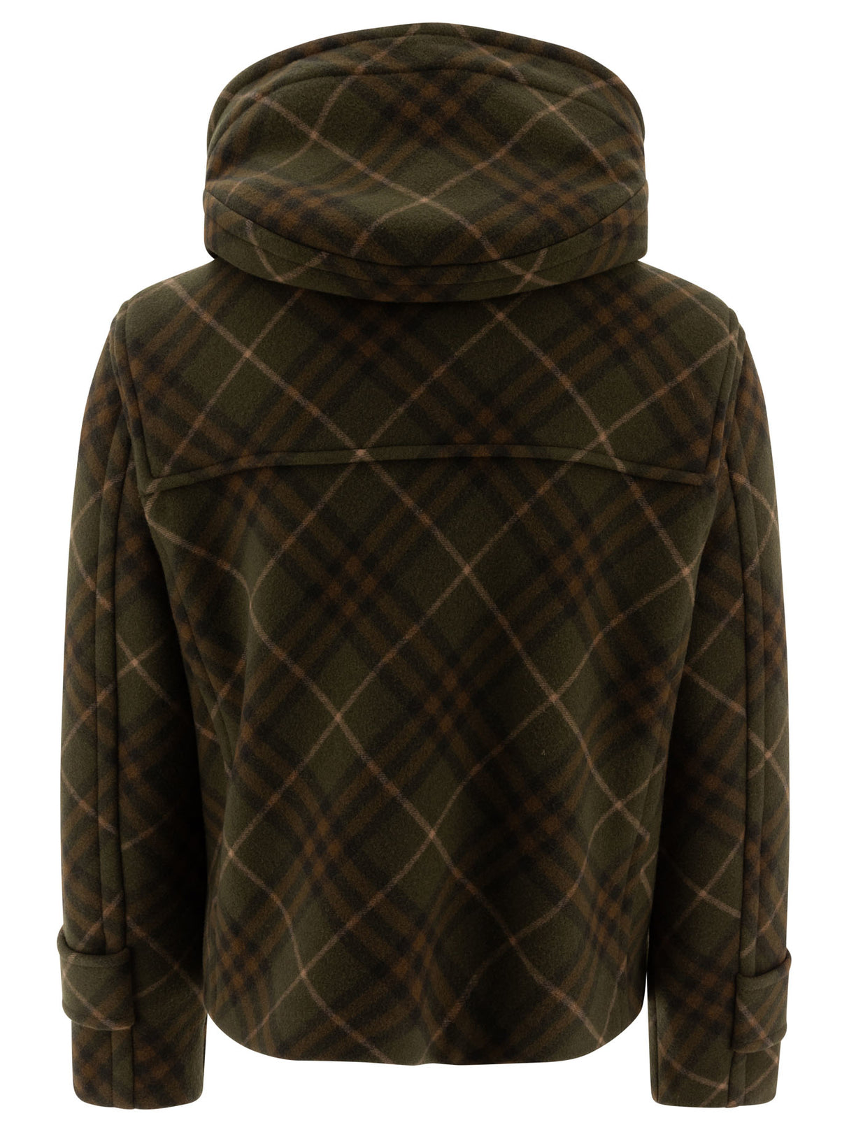 BURBERRY Check Duffle Jacket - Regular Fit for Men