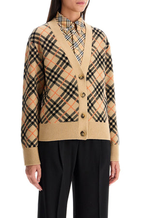 BURBERRY Cashmere Boxy Cardigan - Women's XS