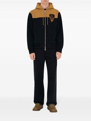 BURBERRY Shield Logo Zip-Up Hoodie - Men’s