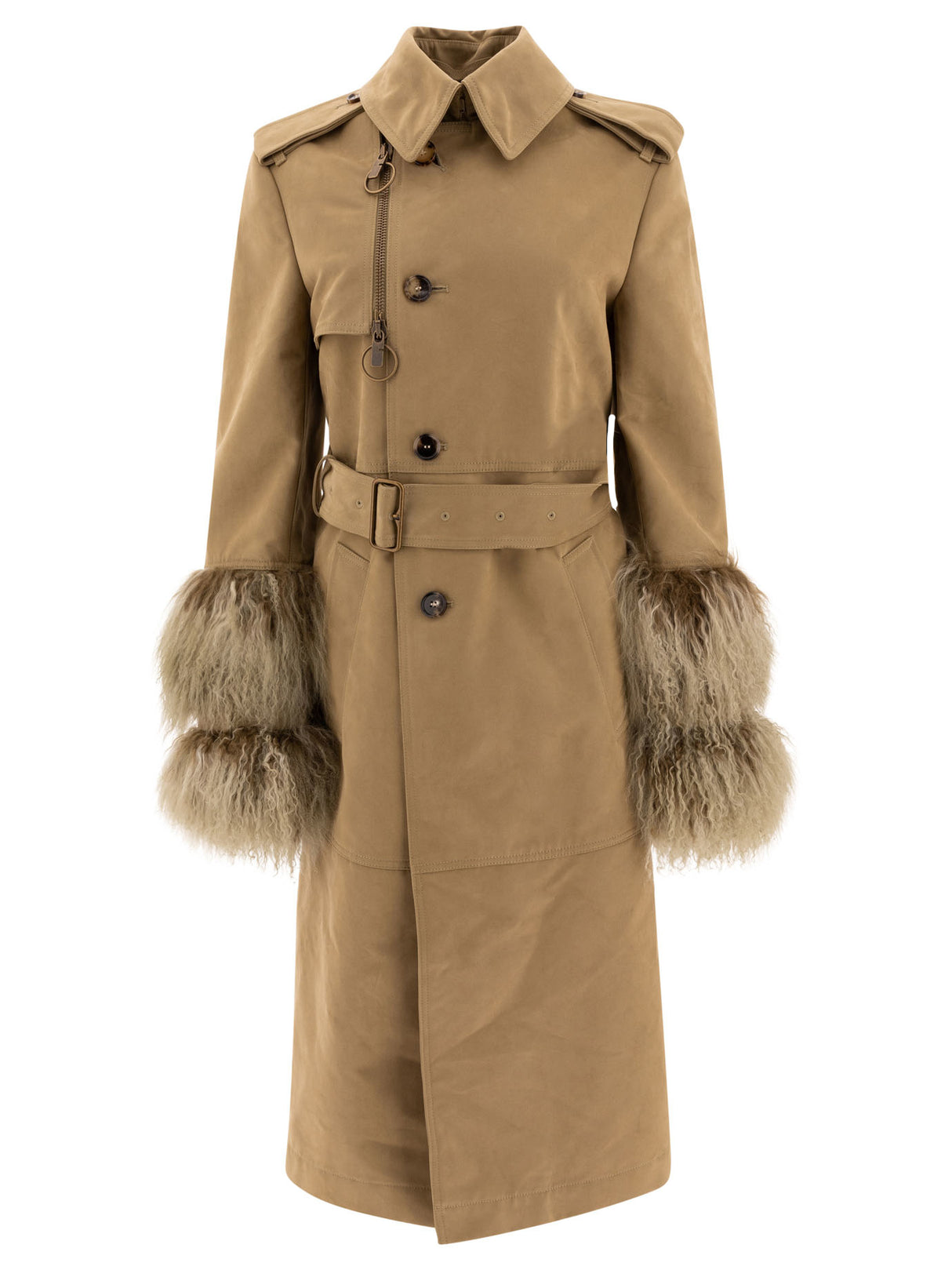 BURBERRY Classic Trench Coat with Cuff Details - Regular Fit