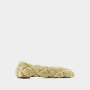 BURBERRY Cozy Women's Mini Ballerinas for FW24