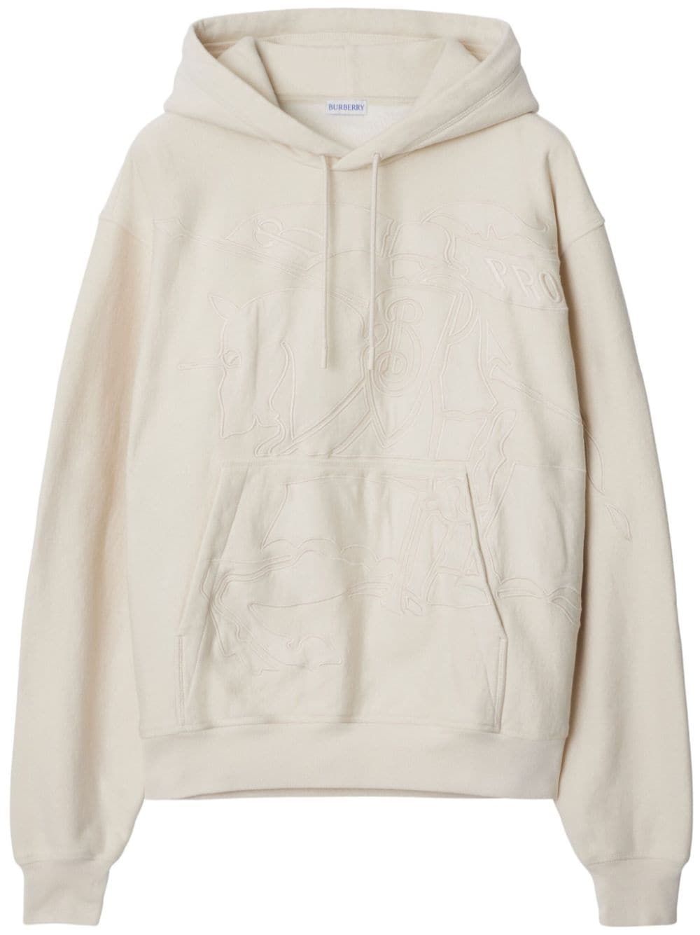 BURBERRY Men's Tundra Cotton Hoodie