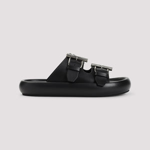 ALEXANDER MCQUEEN Men's Premium Leather Sandal