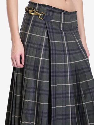 BURBERRY Women's High-Waisted Kilt Skirt