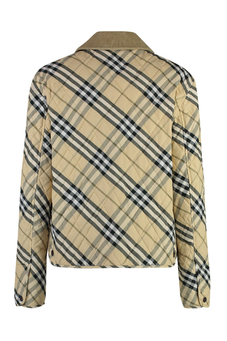 BURBERRY Checkered Design Jacket for Women - FW24