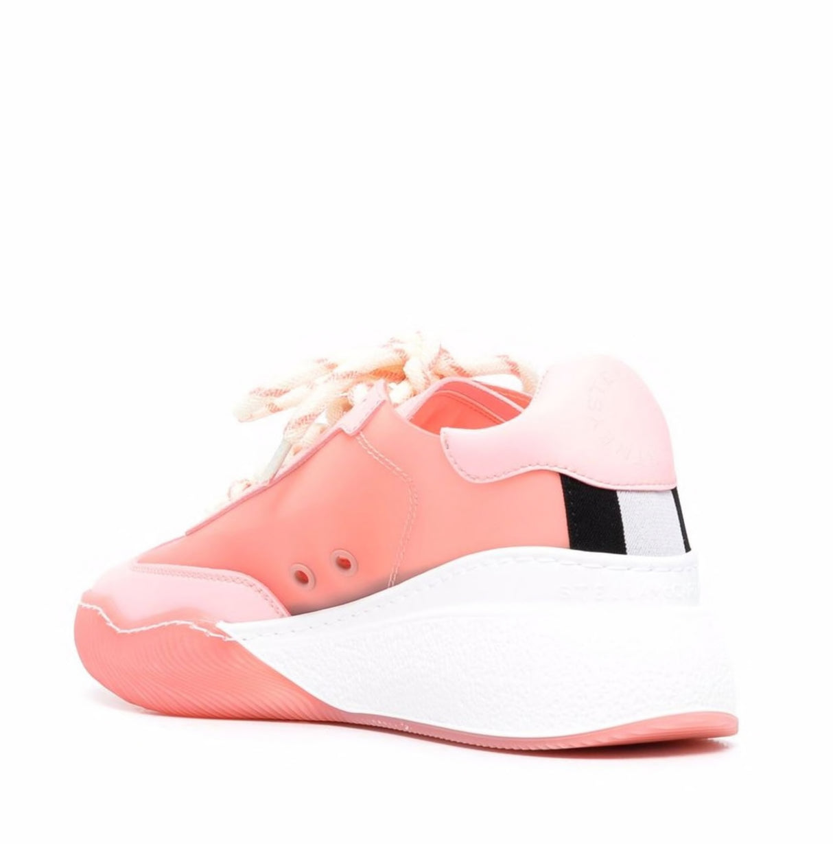 STELLA MCCARTNEY Chic Loop Lace-Up Sneakers with 4 cm Heel for Women