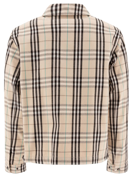 BURBERRY Vintage Check Cotton Jacket for Men - SS25 Collection