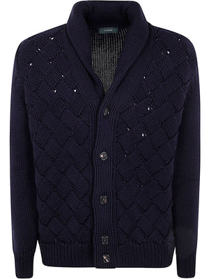 ZANONE Slim Fit Cardigan for Men - Perfect for Fall/Winter 2024