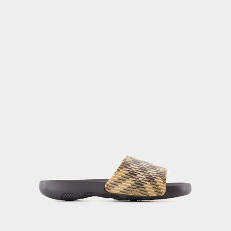 BURBERRY Check Pattern Dive Sandals for Women