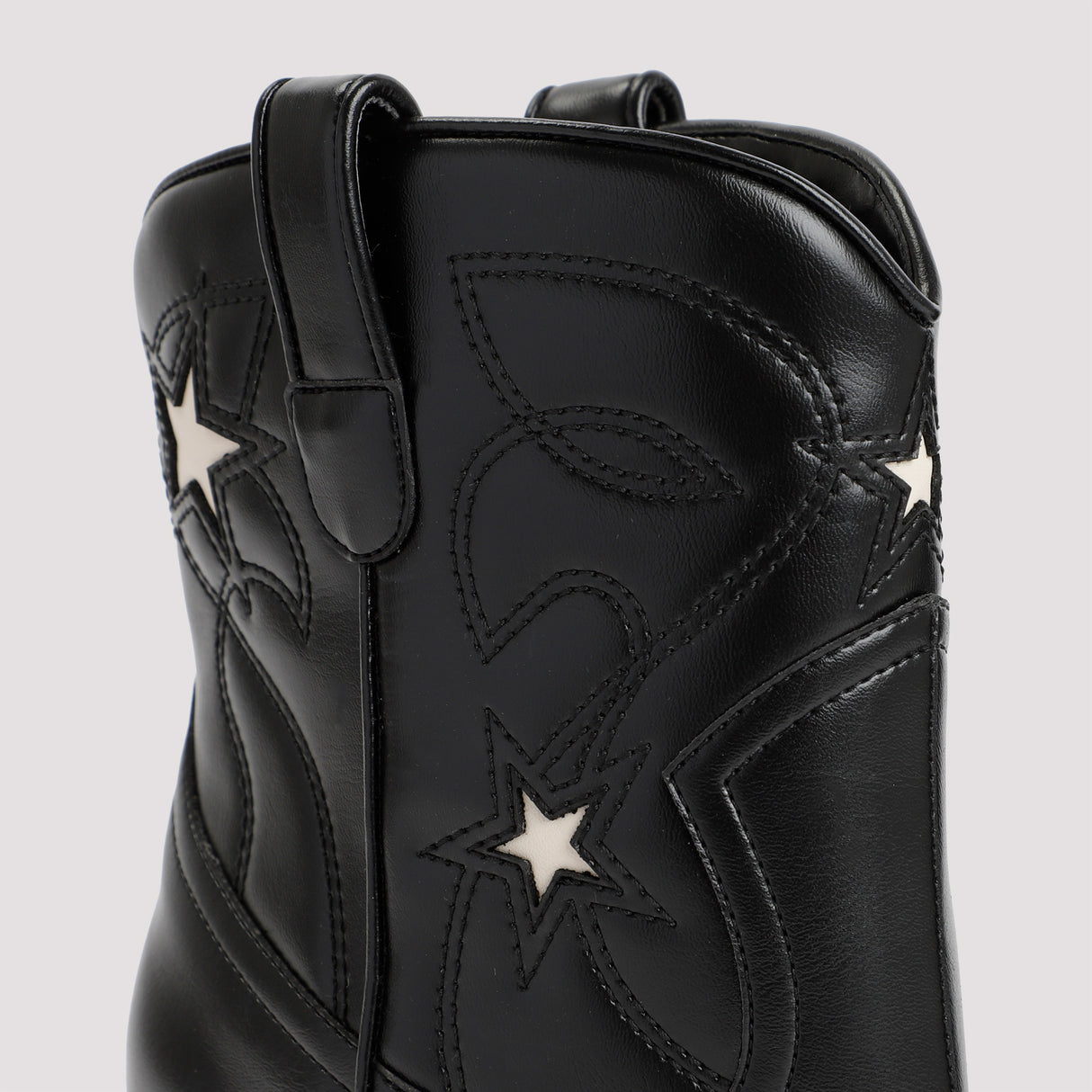 STELLA MCCARTNEY Stylish Black Cowboy Boots for Women - FW23 Collection