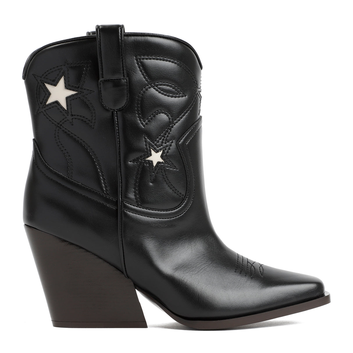 STELLA MCCARTNEY Stylish Black Cowboy Boots for Women - FW23 Collection