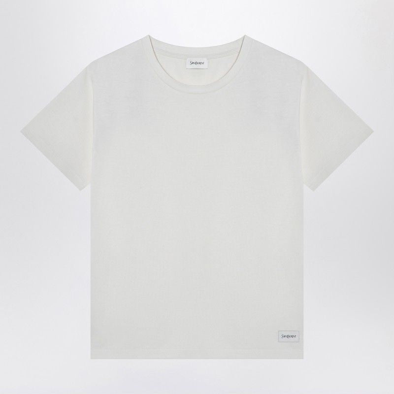 ウィメンズ クラシック ロゴパッチ ホワイト Tシャツ