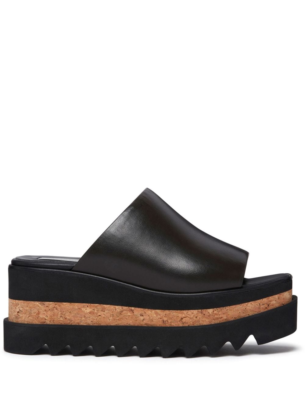 STELLA MCCARTNEY Chic Wedge Platform Slip-On Sandals