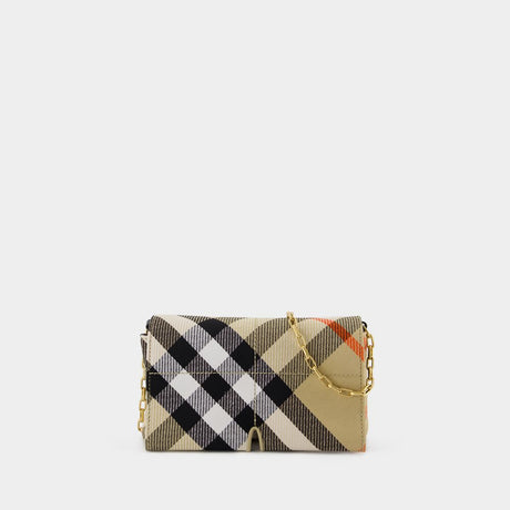 BURBERRY Chic Mini Wallet on Chain