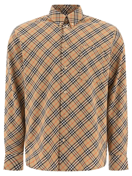 BURBERRY Men's Classic Fit Cotton Shirt