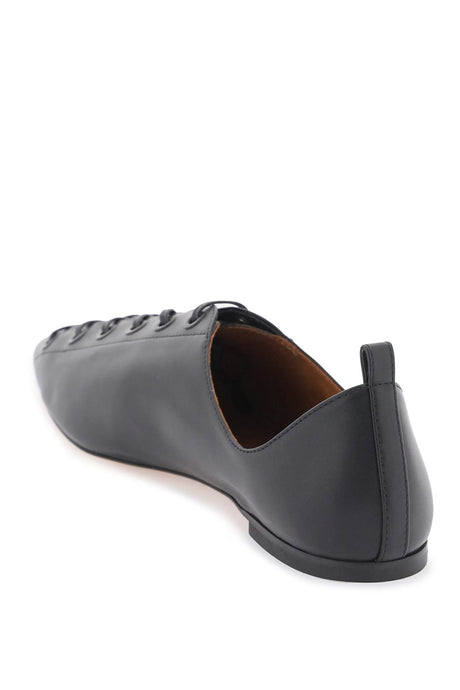 STELLA MCCARTNEY Elegant Lace-Up Flats for Women in Black