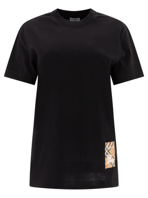 BURBERRY Organic Cotton T-Shirt for Women - SS25 Collection