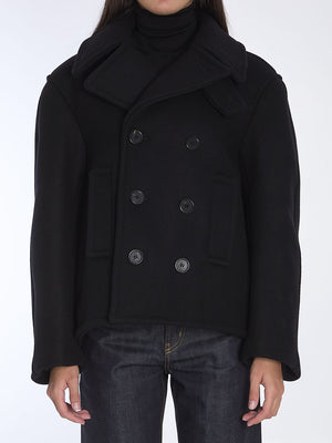 SAINT LAURENT Oversized Wool PEA Jacket