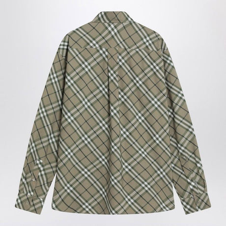 BURBERRY Check-Patterned Cotton Shirt for Men