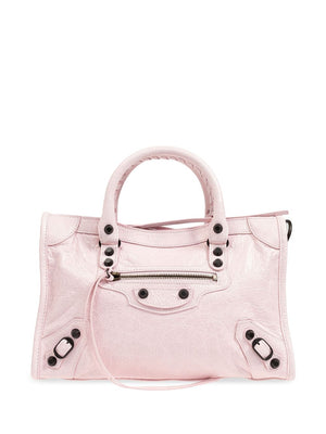 BALENCIAGA Mini Smooth Grain Lambskin Handbag