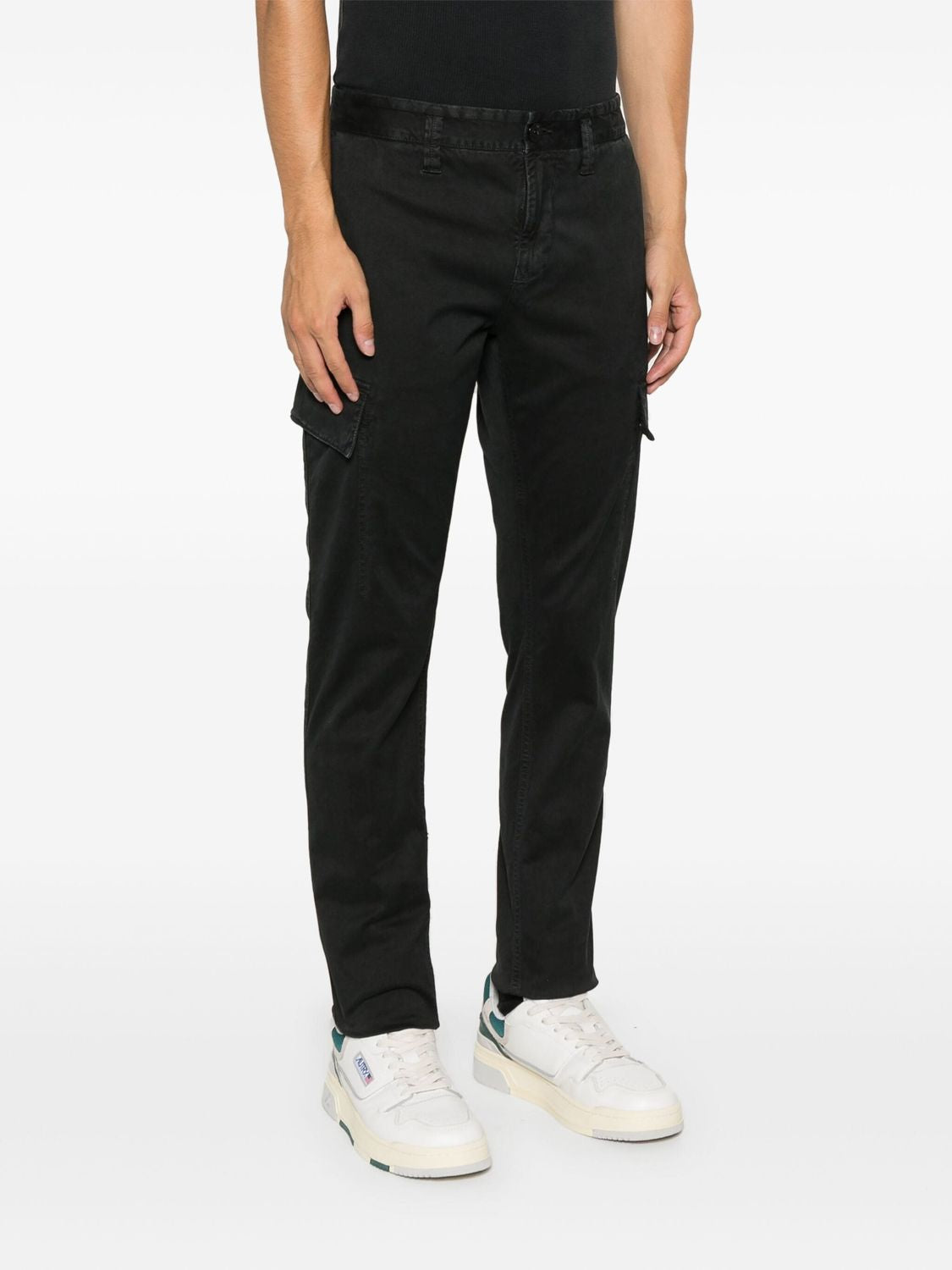 STONE ISLAND Men's Cargo Pants with Detachable Badge