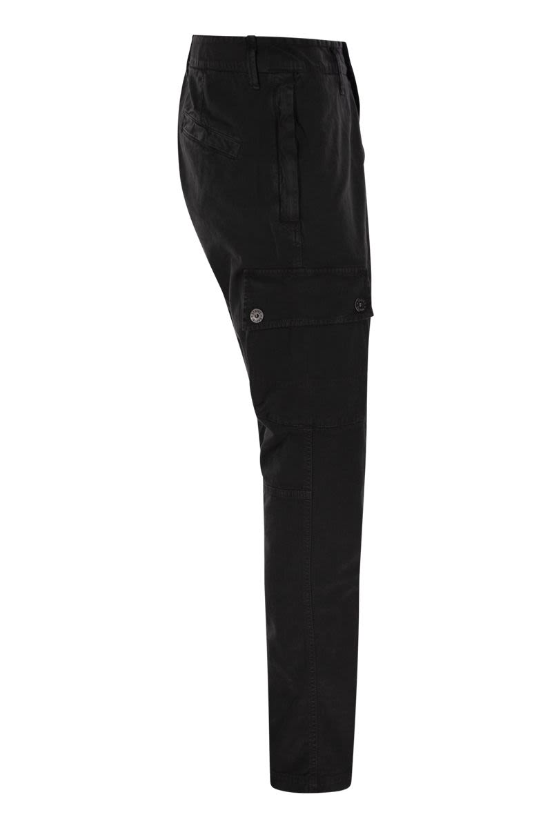 STONE ISLAND Slim Fit Cargo Twill Trousers