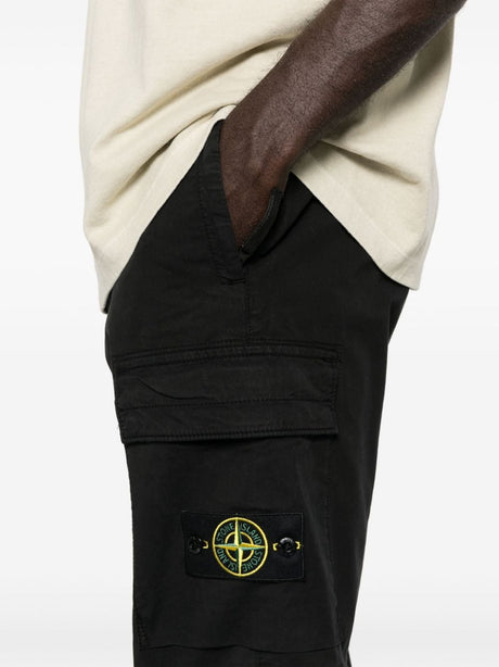 STONE ISLAND Urban Black Cargo Pants