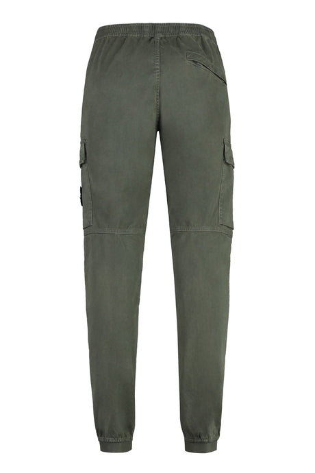 STONE ISLAND Stretch Cotton Vintage Cargo Trousers for Men