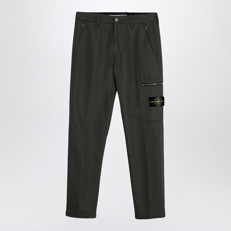 STONE ISLAND Regular Fit Trousers for Men - Fall/Winter 2024 Collection