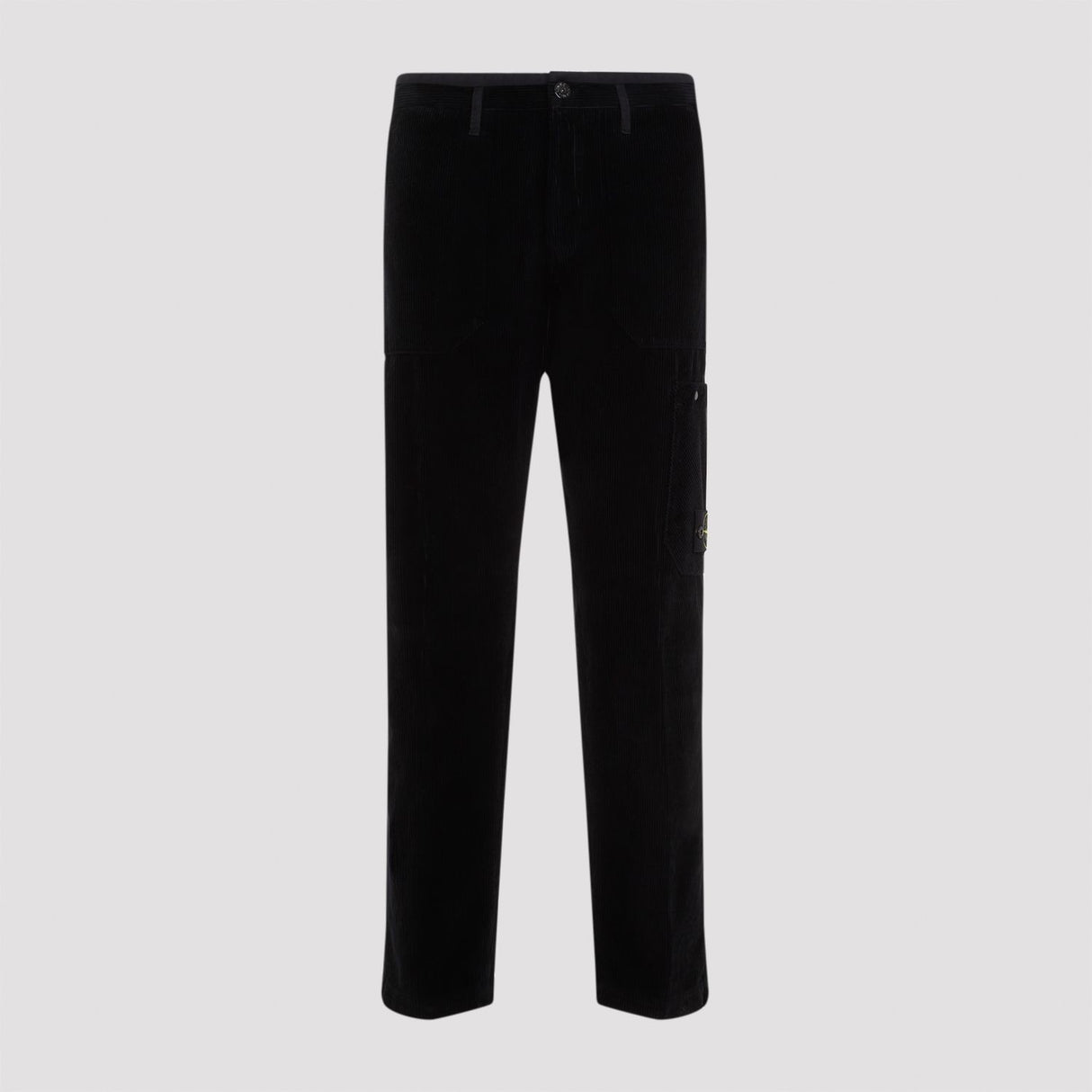 STONE ISLAND Classic Cotton Regular Fit Pants for Men - Fall/Winter 2024