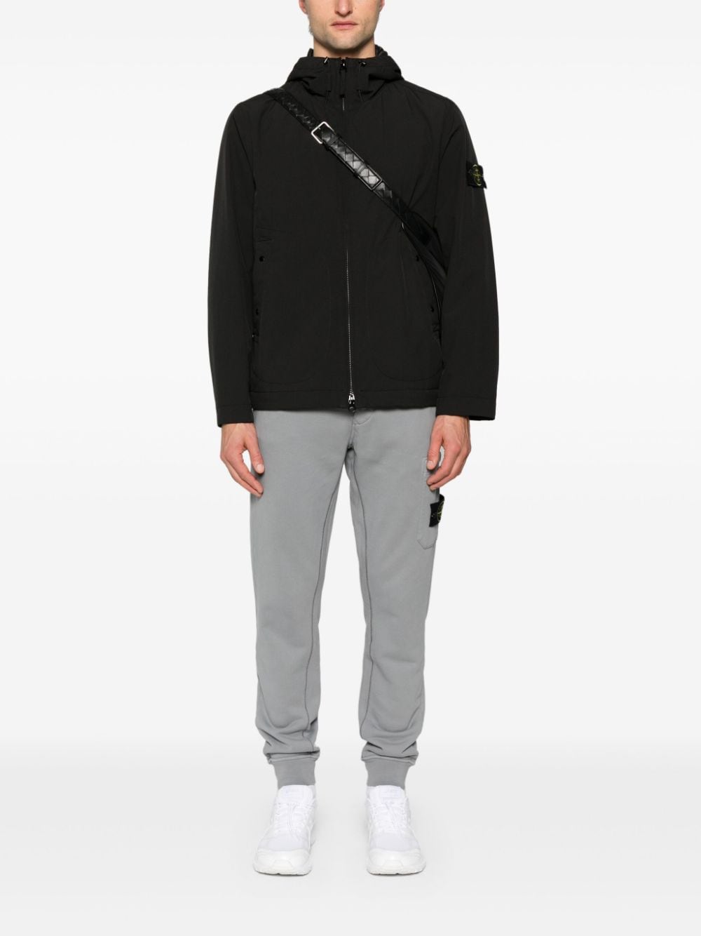 STONE ISLAND Urban Flex Zip Hooded Jacket