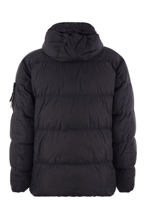 STONE ISLAND Luxury Performance Hooded Down Jacket