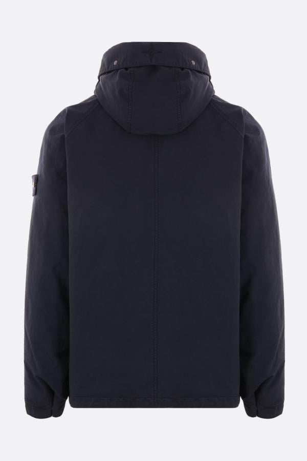 STONE ISLAND Navy Blue Tactical Winter Jacket