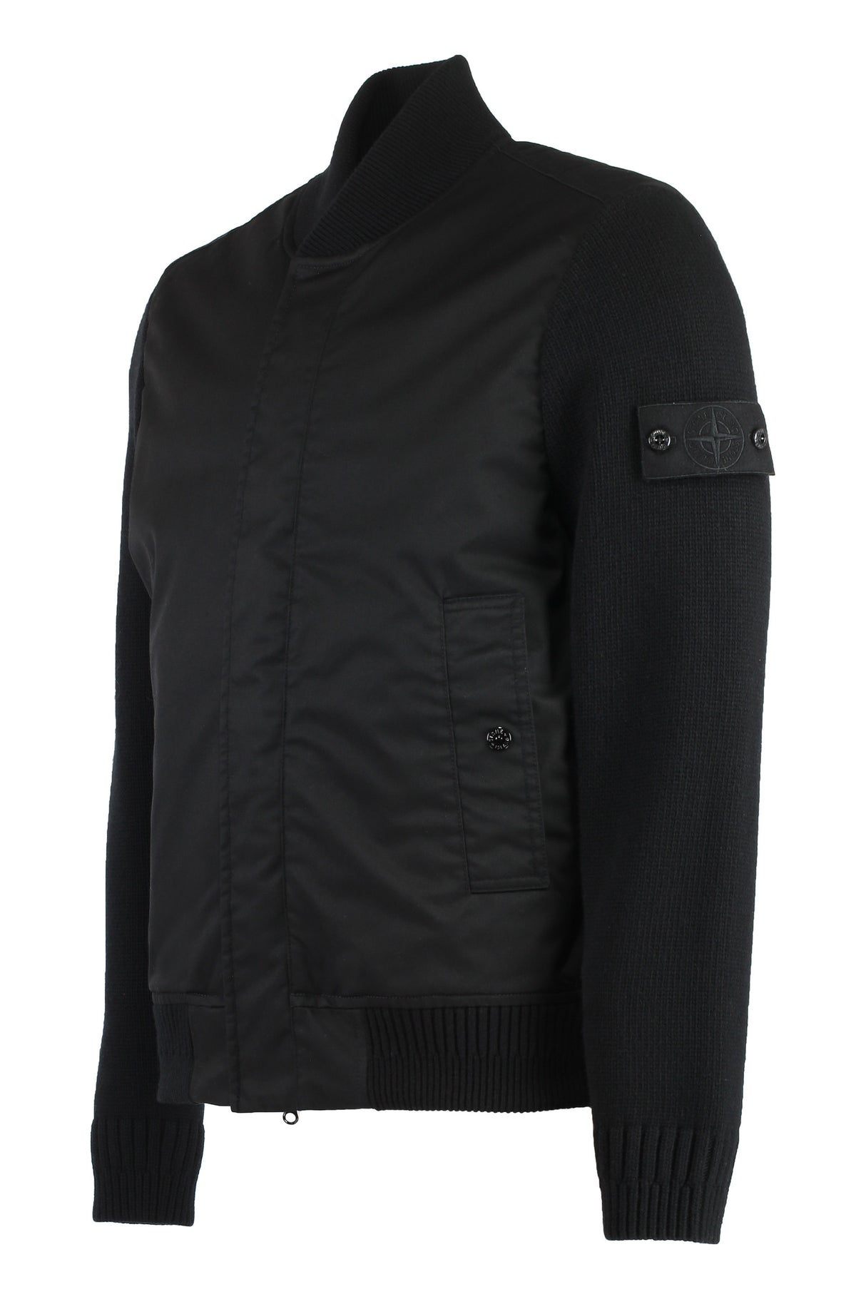 STONE ISLAND Men's Wool Bomber Jacket