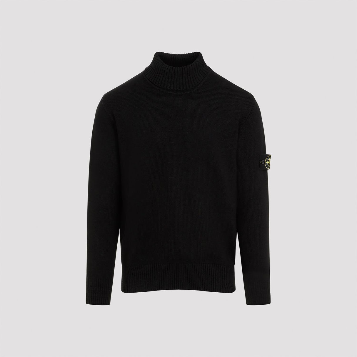 STONE ISLAND Wool Blend Turtleneck Sweater for Men