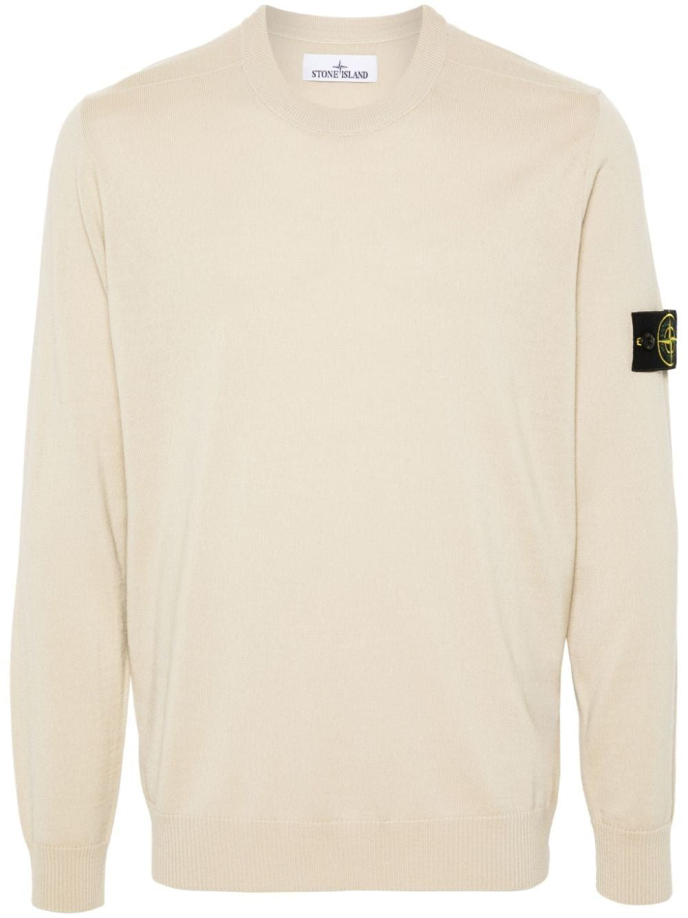 STONE ISLAND Compass Patch Wool Sweater