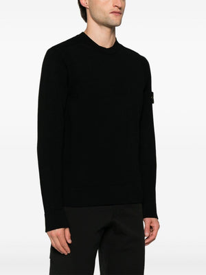 STONE ISLAND Wool Mix Crew Neck Sweater for Men - FW24 Collection