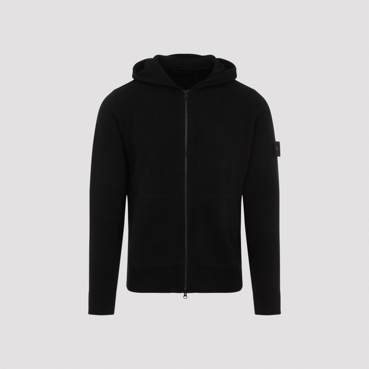 STONE ISLAND Elite Black Virgin Wool Pullover