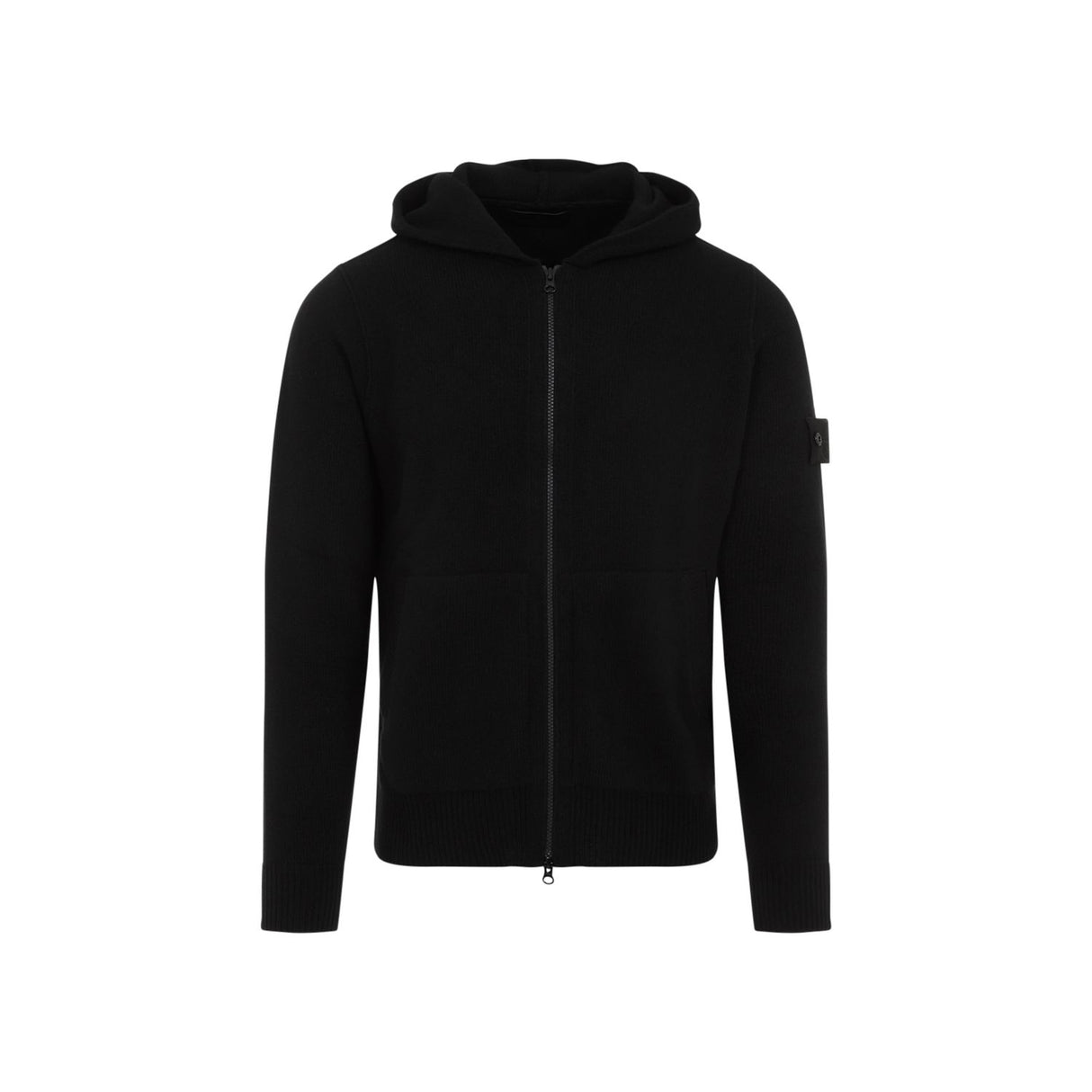 STONE ISLAND Elite Black Virgin Wool Pullover