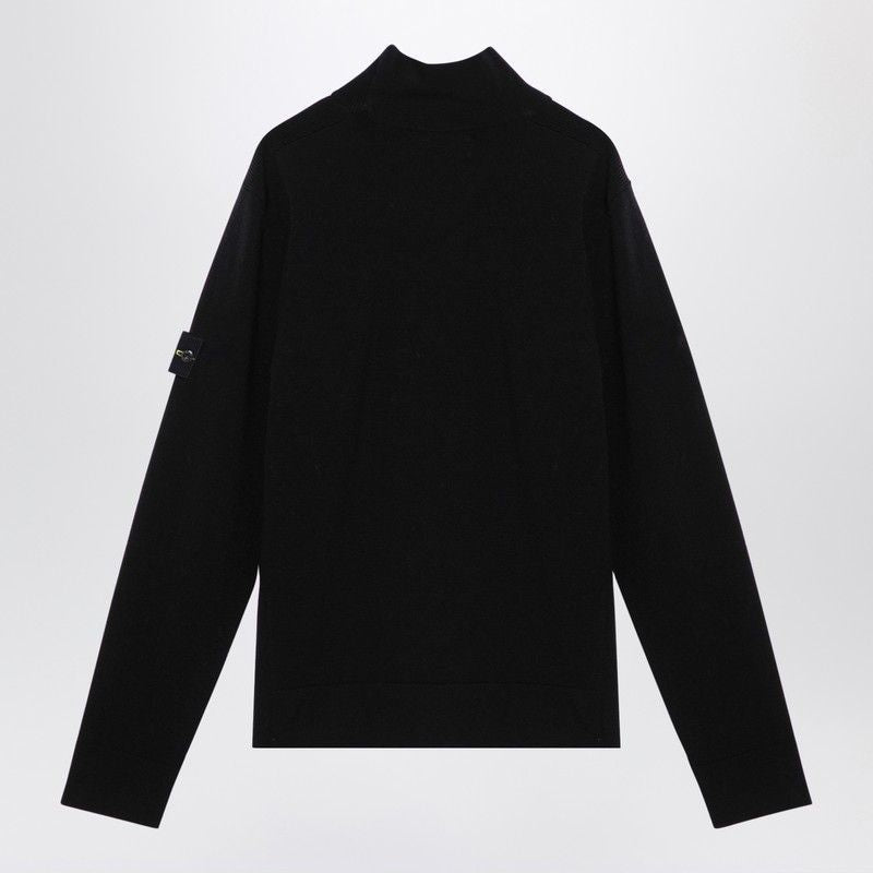 STONE ISLAND High Collar Wool-Blend Turtleneck Sweater for Men