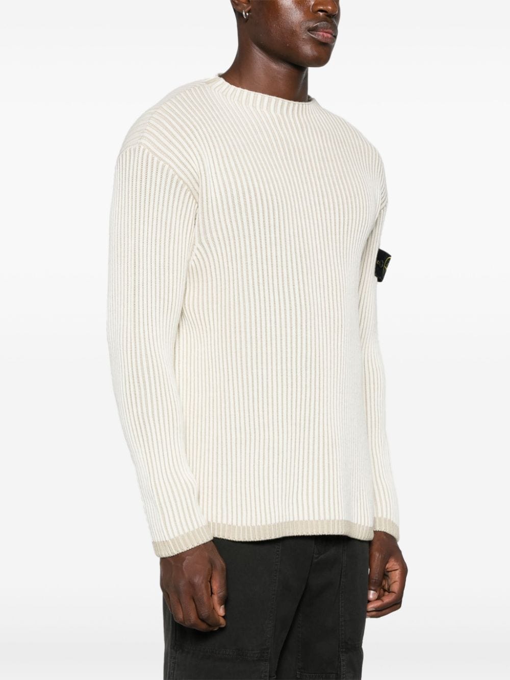 STONE ISLAND Men's Wool Crewneck Sweater