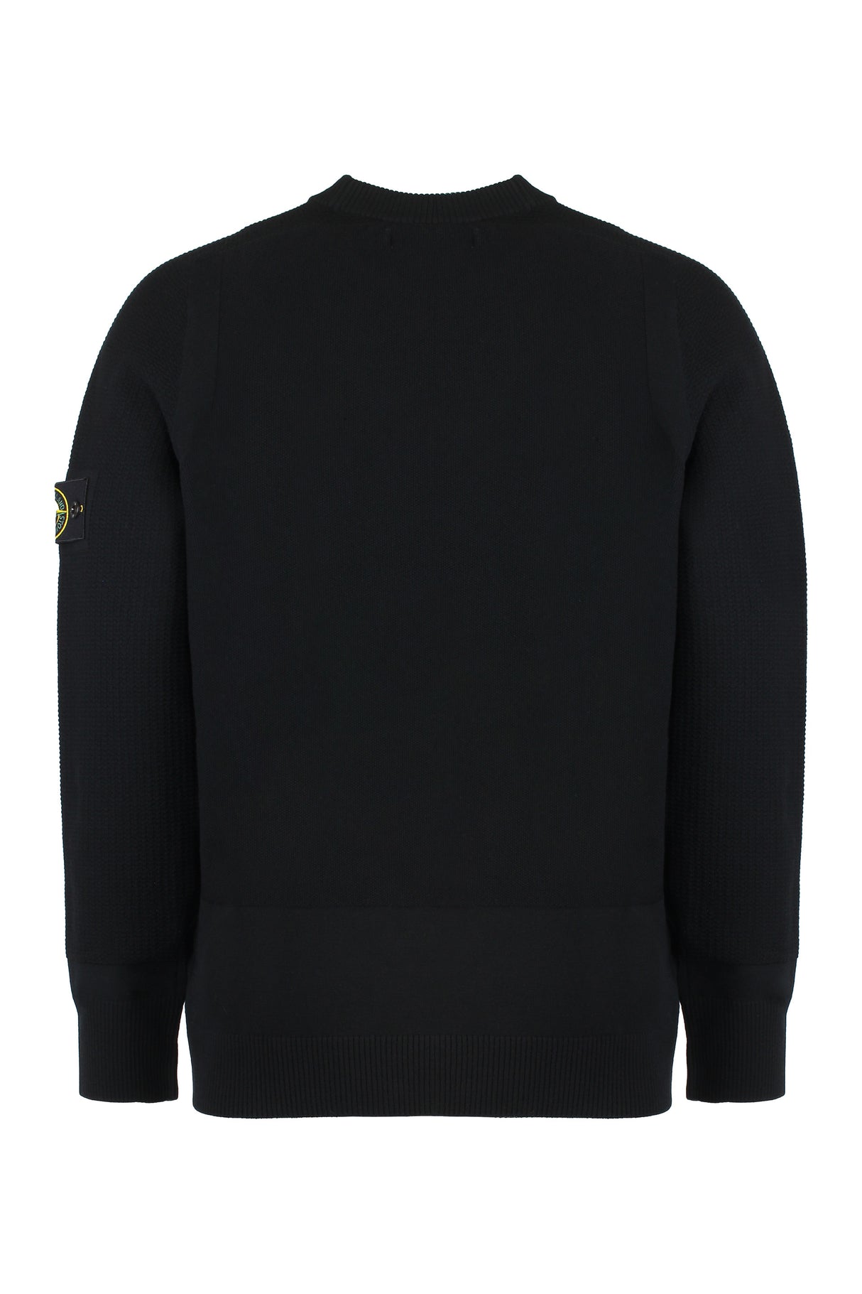 STONE ISLAND Wool-Blend Crew-Neck Sweater