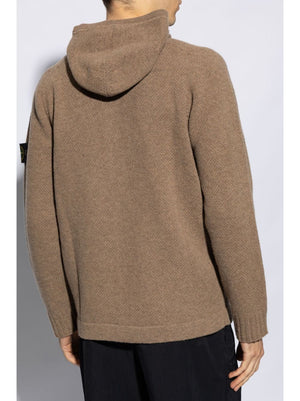 STONE ISLAND Autumn Walnut Knit Sweater