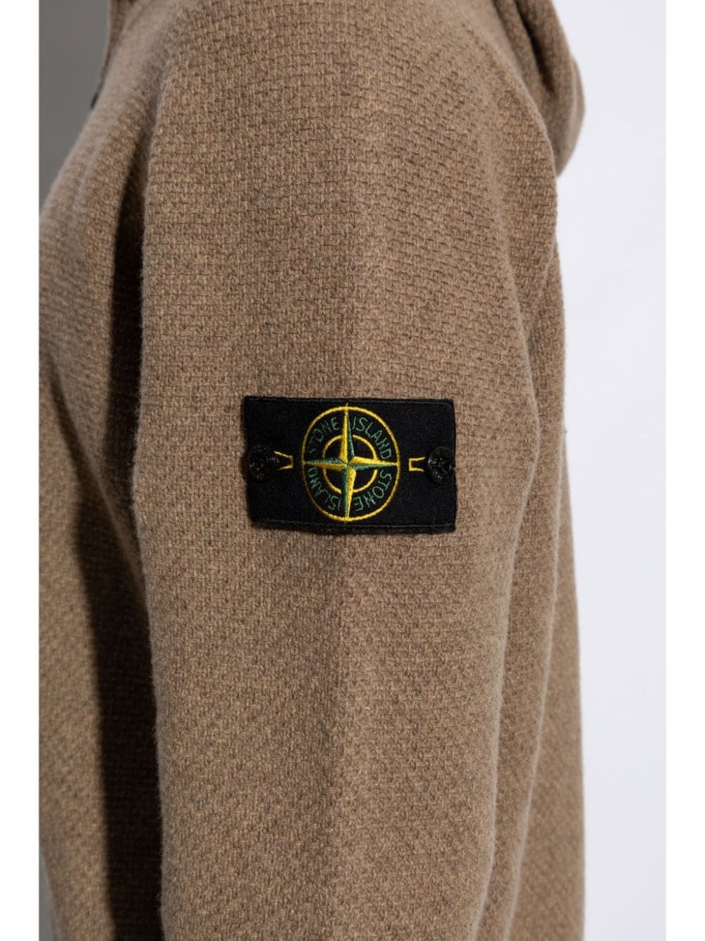 STONE ISLAND Autumn Walnut Knit Sweater