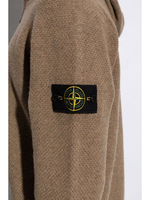 STONE ISLAND Autumn Walnut Knit Sweater