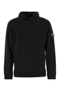 STONE ISLAND Urban Cotton Hoodie with Iconic Badge