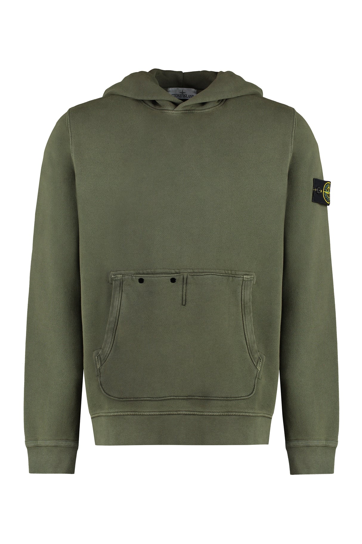 STONE ISLAND Classic Cotton Sweatshirt for Men - Fall/Winter 2024