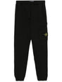 STONE ISLAND Classic Black Sweatshirt Trousers for Men