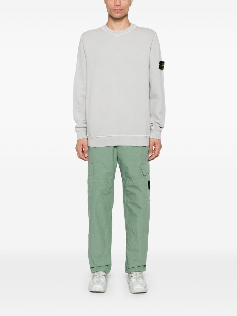 STONE ISLAND Classic Crewneck Sweatshirt - Fall Winter 2024